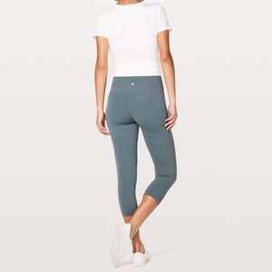 lululemon Align leggings 21” in oil blue
